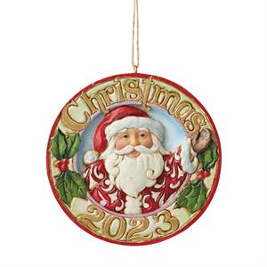 2023 Jolly Santa Ornament