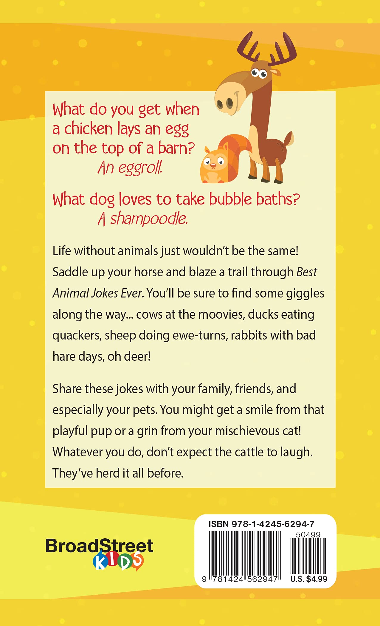BEST ANIMAL JOKES EVER BOOK