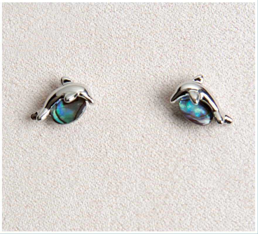 Dolphin Stud Earrings