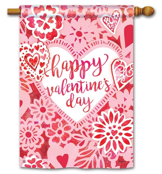 Valentine Lace Flag