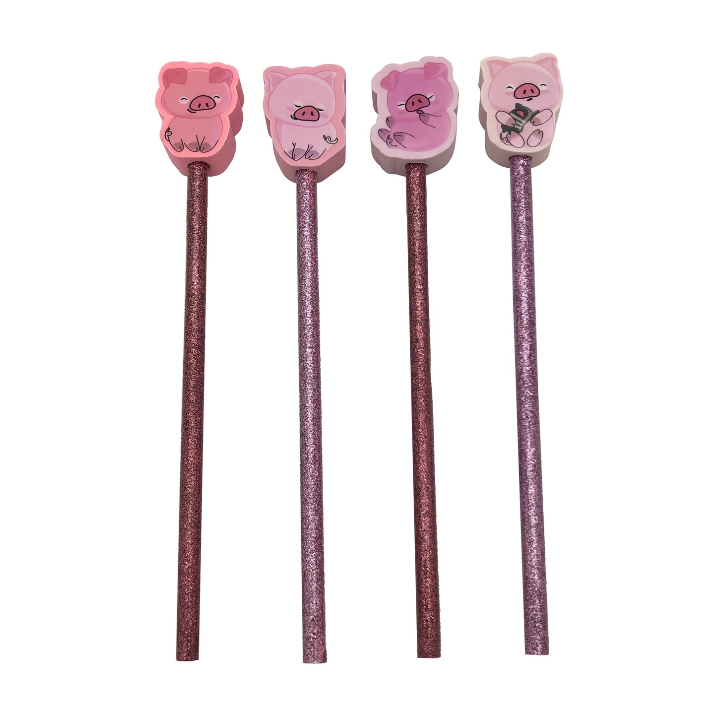 PIGGY PENCIL WITH ERASER