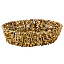 12" Oval Seagrass Tray