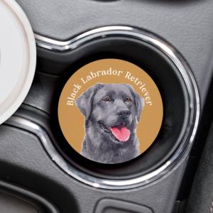 BLACK LAB Car Coaster
