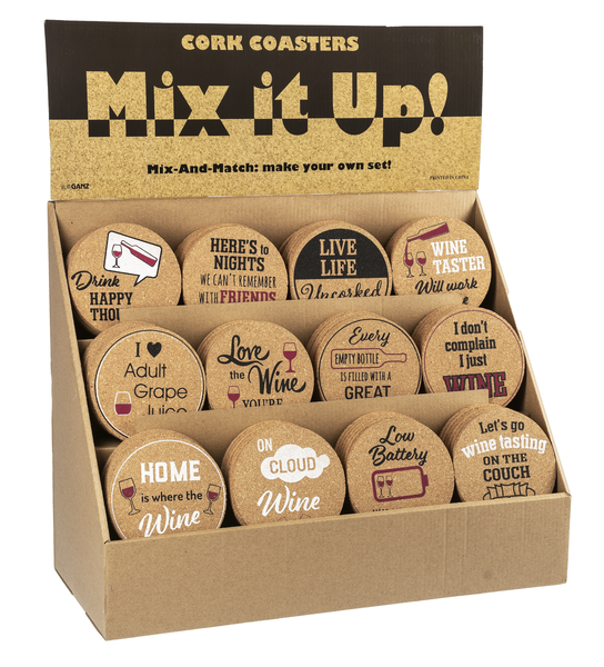 Cork Wine Coaster - Assorted