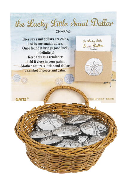 Sand Dollar Pocket Charm