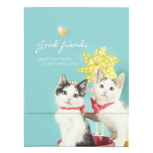 Cats GOOD FRIENDS POCKET NOTEPAD
