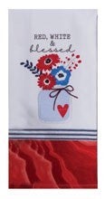 RED WHITE & BLESSED DUAL PURPOSE TOWEL