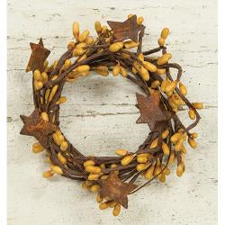 2" GOLD Pip & Star Ring