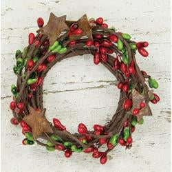 Red/GREEN Pip & Star Ring