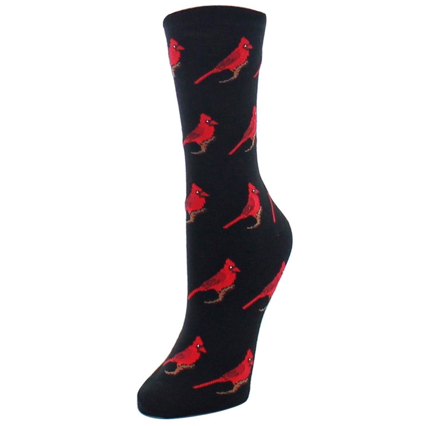 Cardinal Bamboo Crew Socks Black