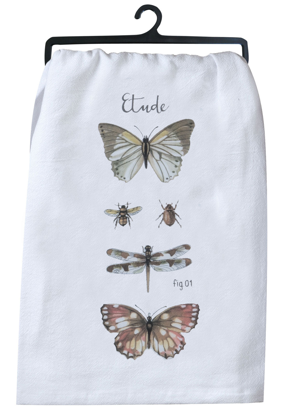 Butterflies Krinkle Flour Sack Towel