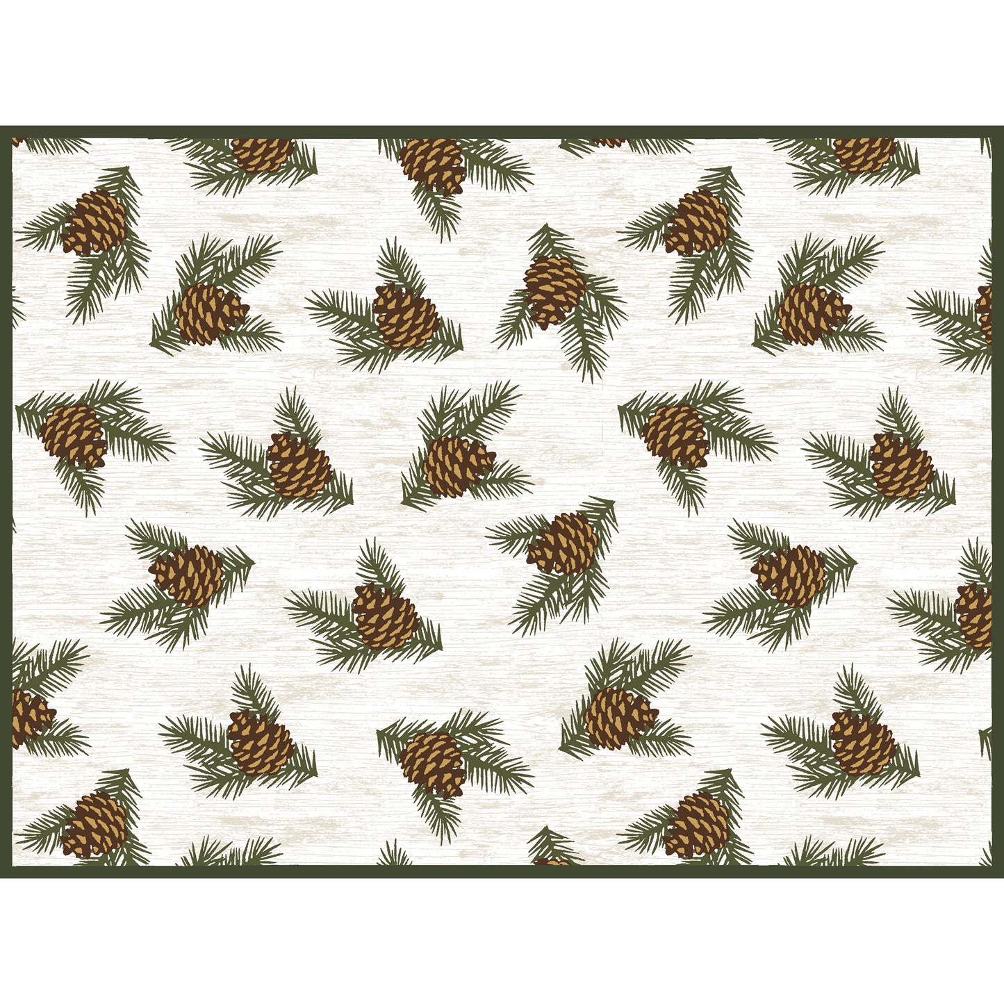 Woodland Pinecones Drying Mat