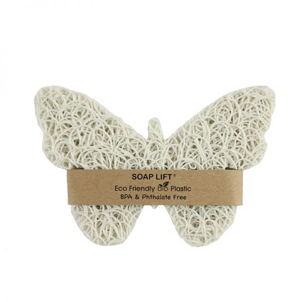 White BUTTERFLY Soap Lift
