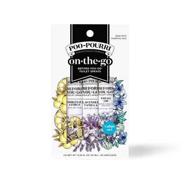 3 Pack On the Go Poo-pourri