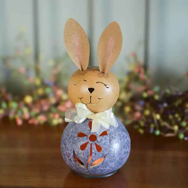 PURPLE WILLOW GOURD BUNNY