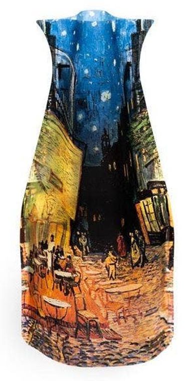 Van Gogh Terrace At Night Vase
