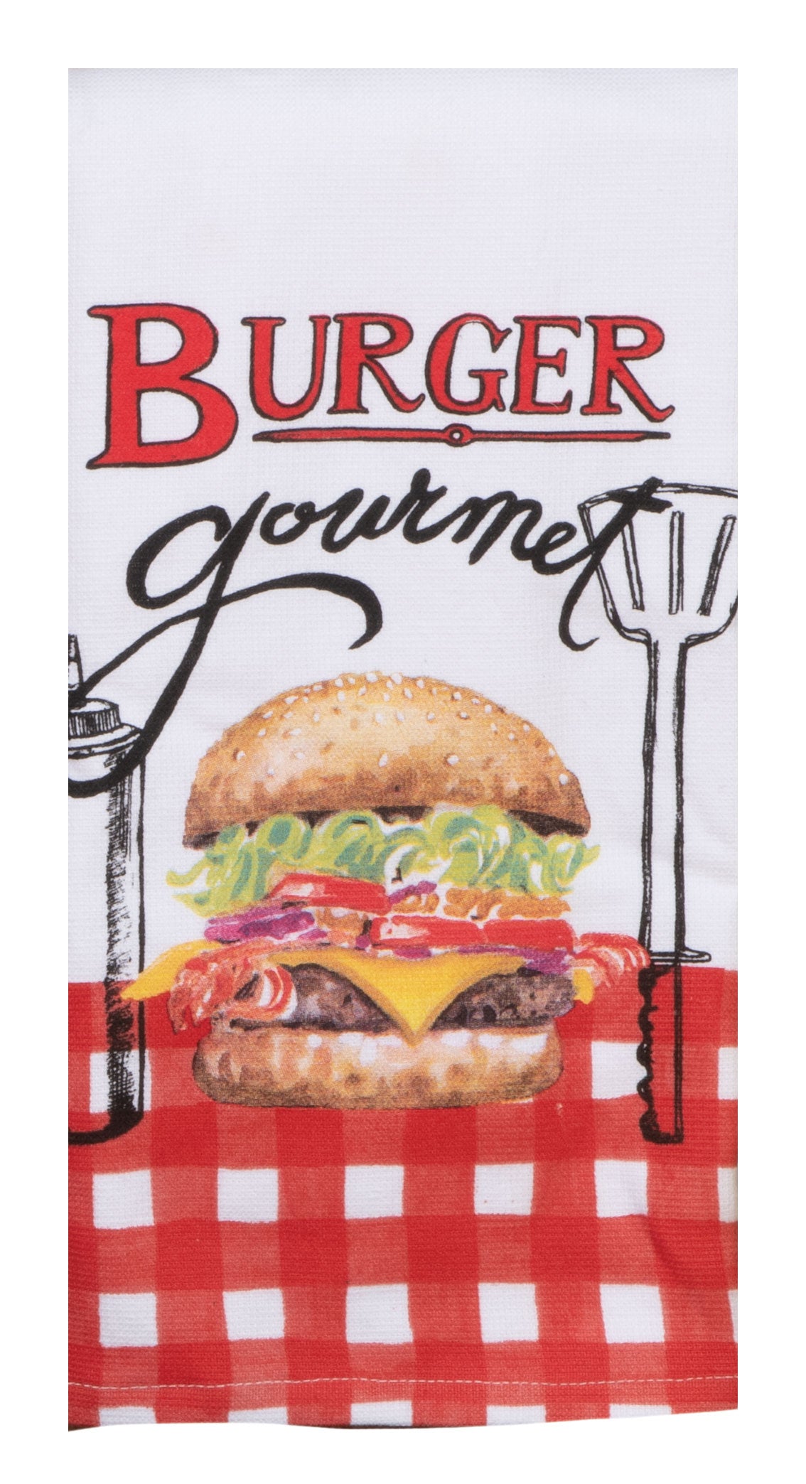 BBQ Burger Dual Purpose Towel