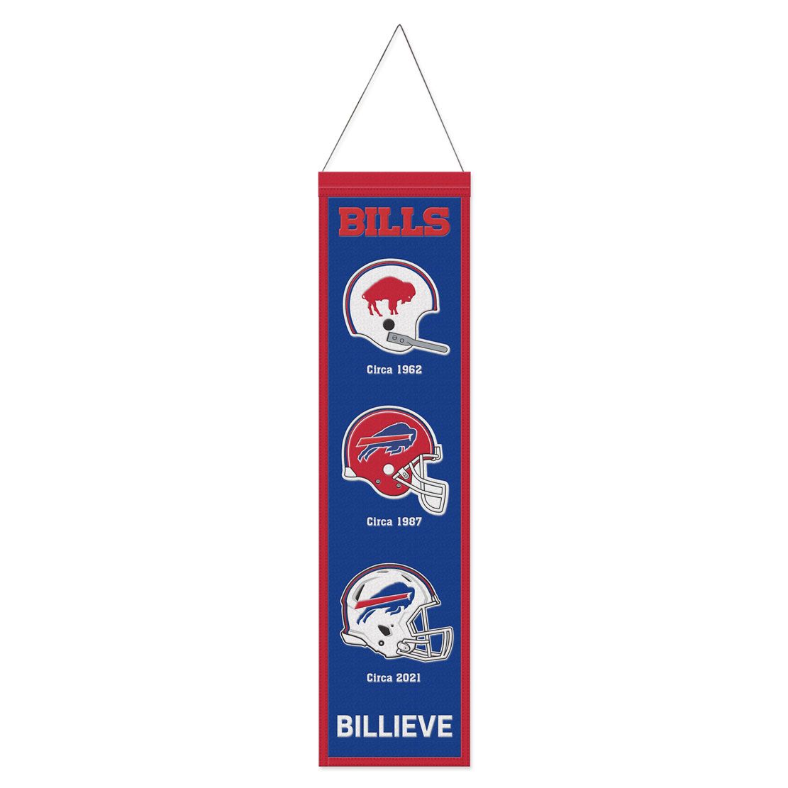 8 X 32 WOOL BANNER Buffalo Bills