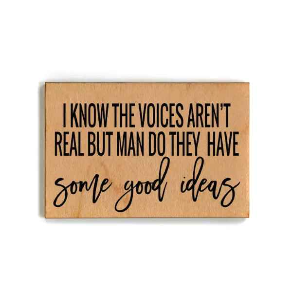 VOICES AREN'T REAL MAGNET
