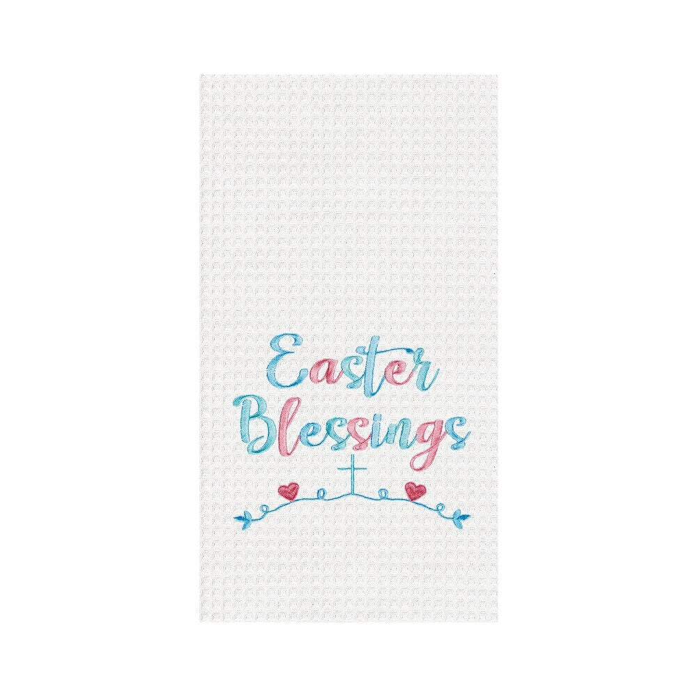 EASTER BLESSINGS Waffle TOWEL