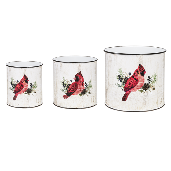 MEDIUM CARDINAL POT COVER
