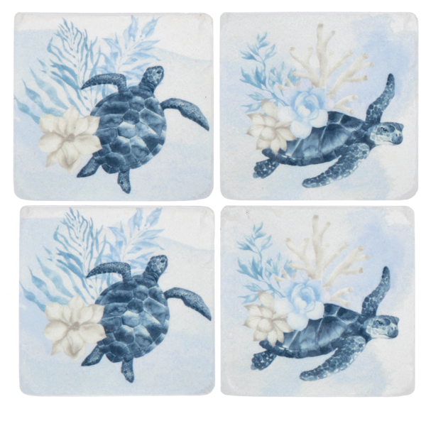 SEA TURTLE COASTER SET
