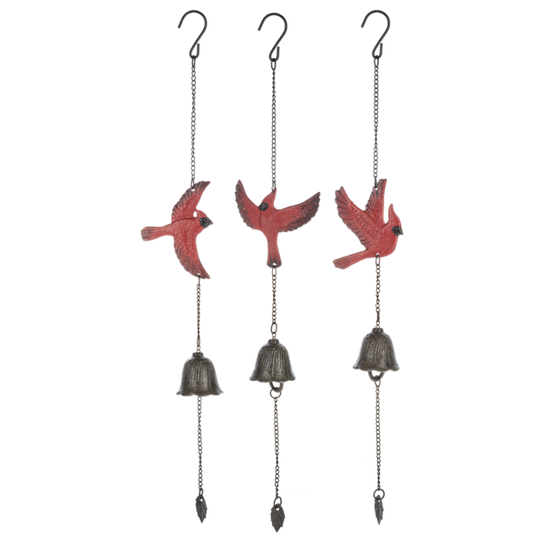Cardinal Cast Iron Windchime
