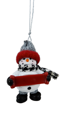 BLANK Snowman Ornament