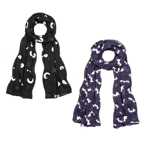 Glow in the Dark Halloween Scarf