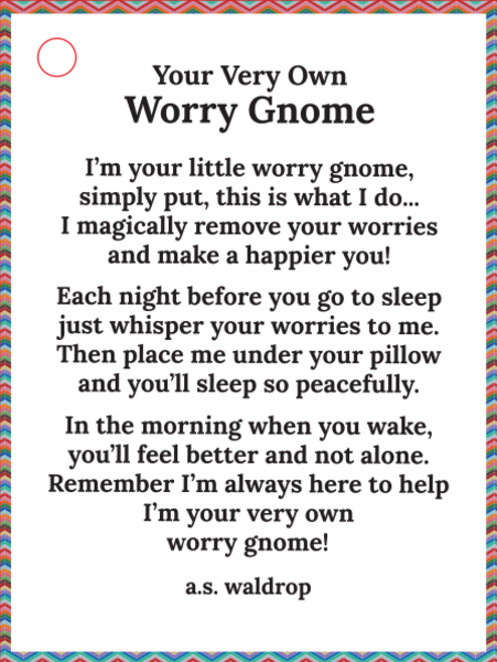Worry Gnome Mini Asst Colors