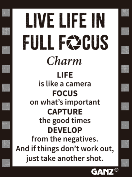 Camera Live Life Pocket Token