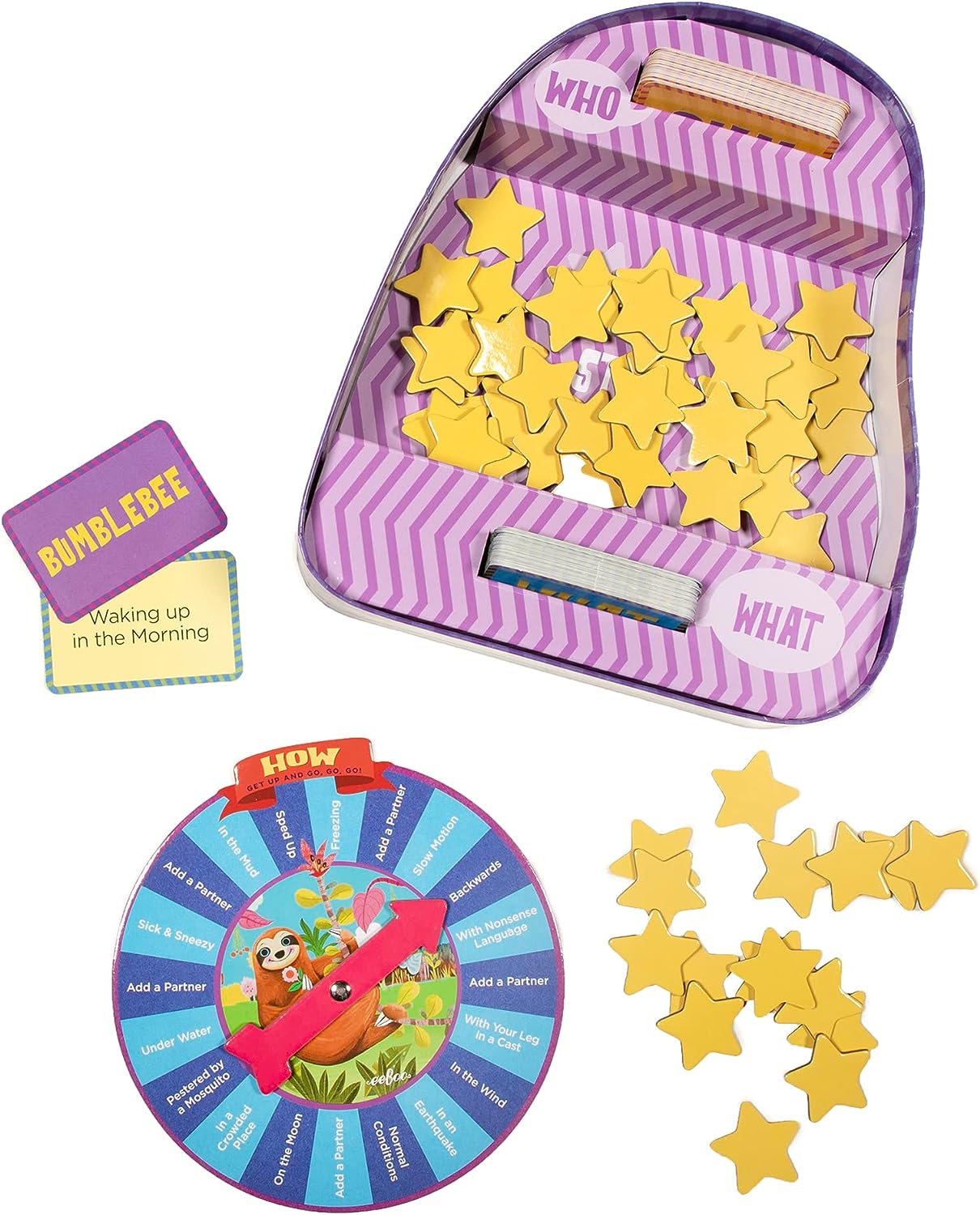 Sloth in A Hurry Shaped Box Spinner Game