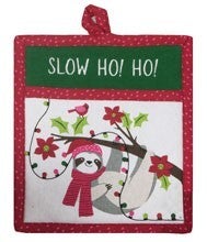 Sloth Slow Ho Ho Pocket Mitt