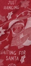Sloth Slow Ho! Ho! Jacquard Tea Towel