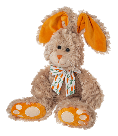 Tan Carrots Bunny 17"