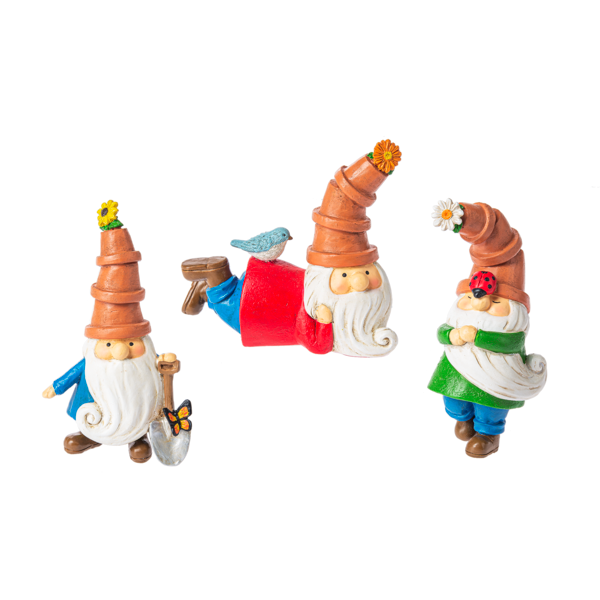 Pot Hat Garden Gnome Figurine