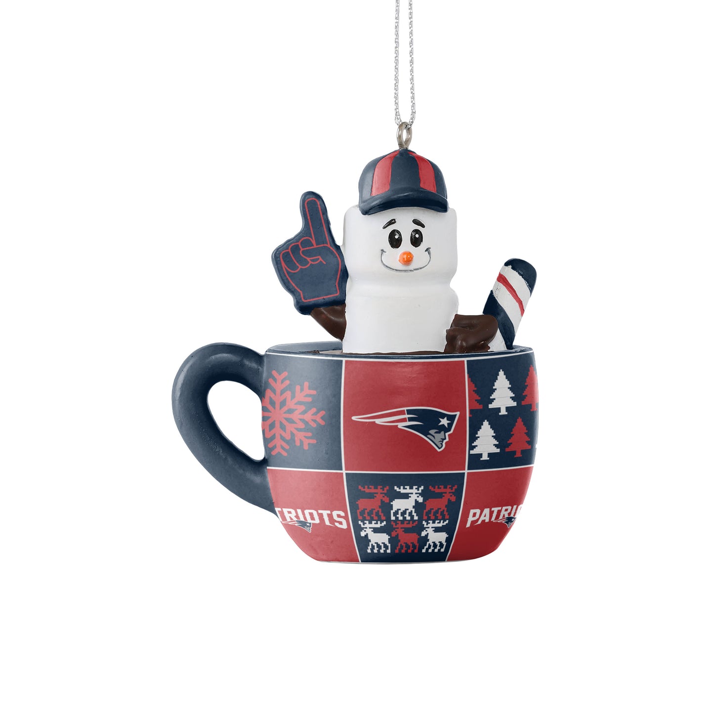 NE Patriots Smores Mug Ornament