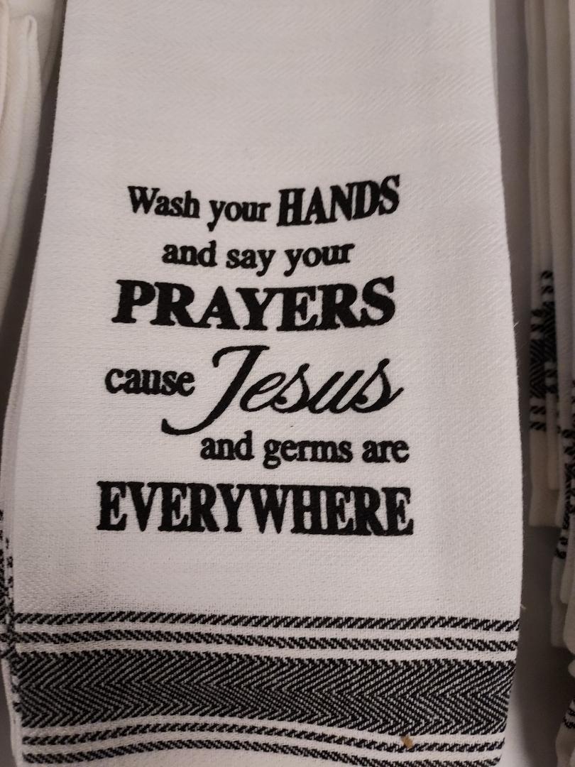 Wash Your Hands Dish Towel