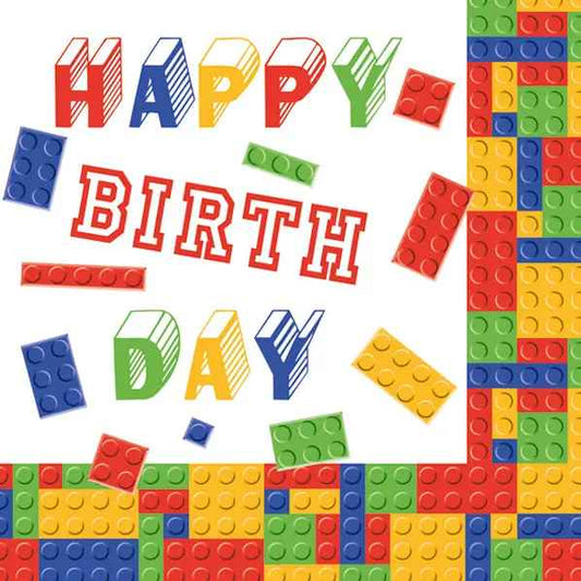 Lego Birthday Luncheon NAPKIN