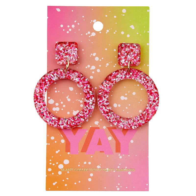 Yay Glitter Earrings