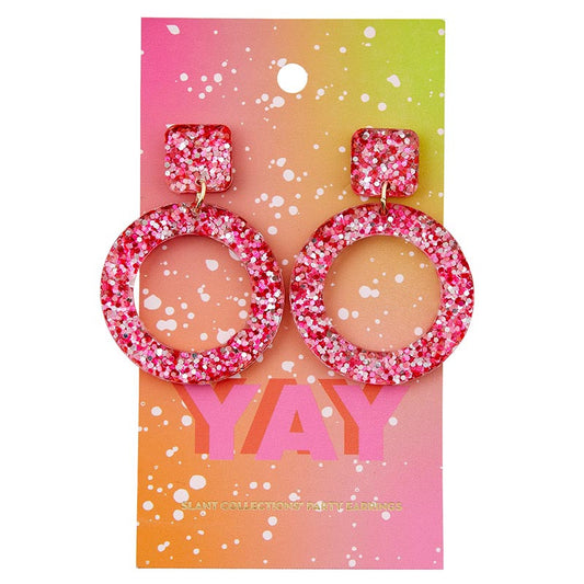 Yay Glitter Earrings