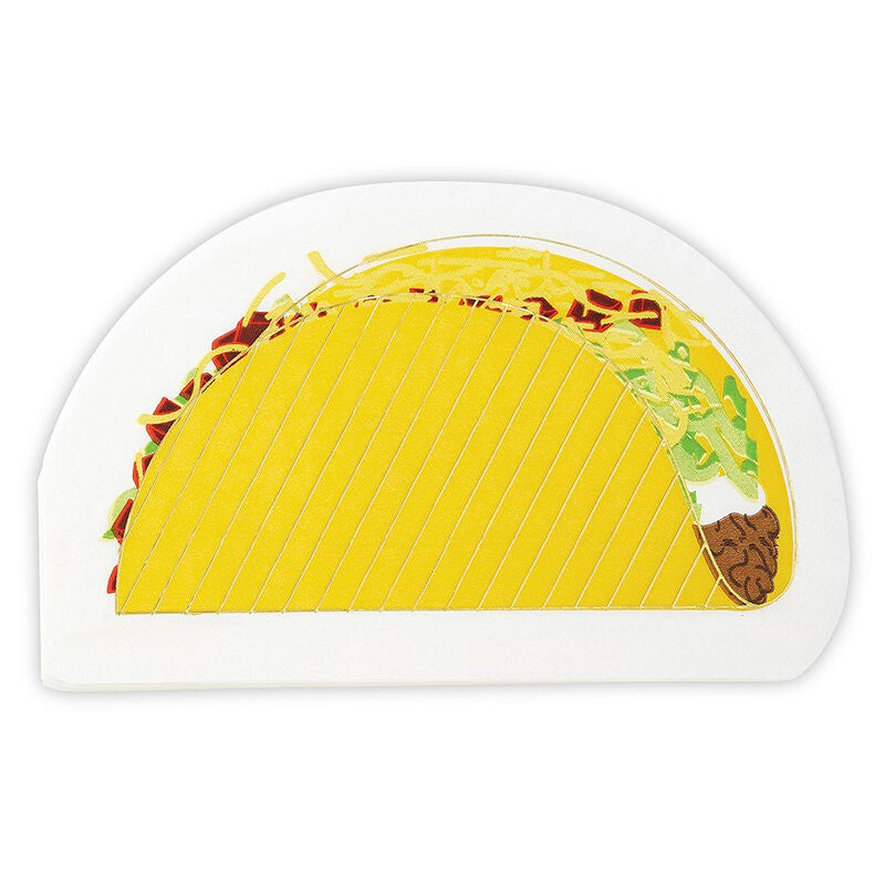 TACO SHAPED NAPKINS