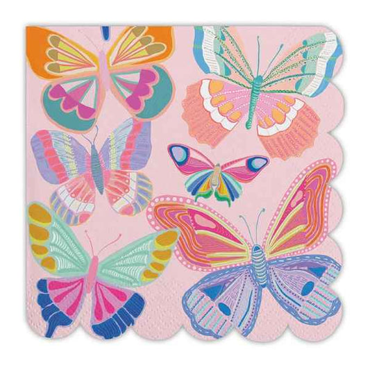 BUTTERFLIES 20CT Cocktail Napkin