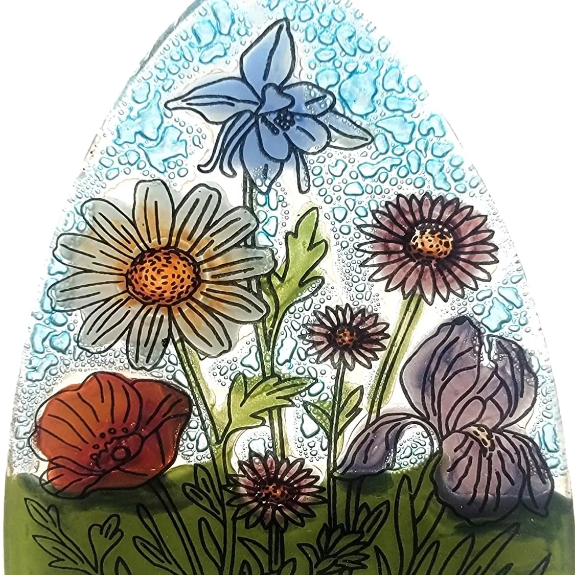 Wildflowers Glass Nightlight