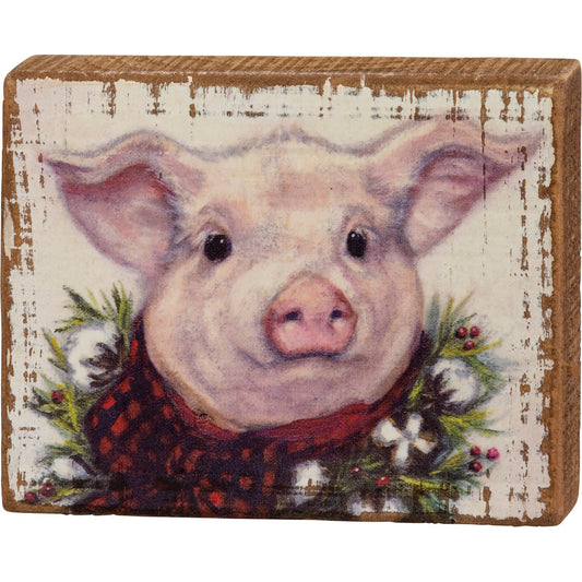 Pig BLOCK SIGN