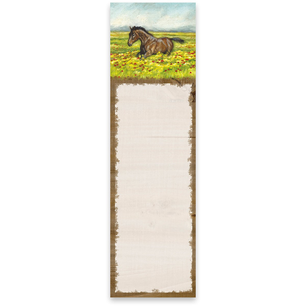 HORSE IN FIELD LIST PAD