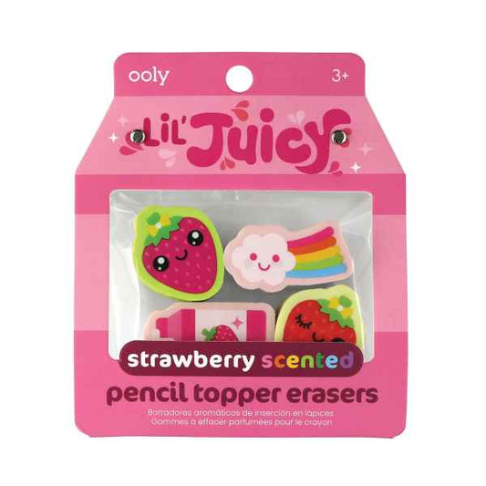 Strawberry Scented Erasers