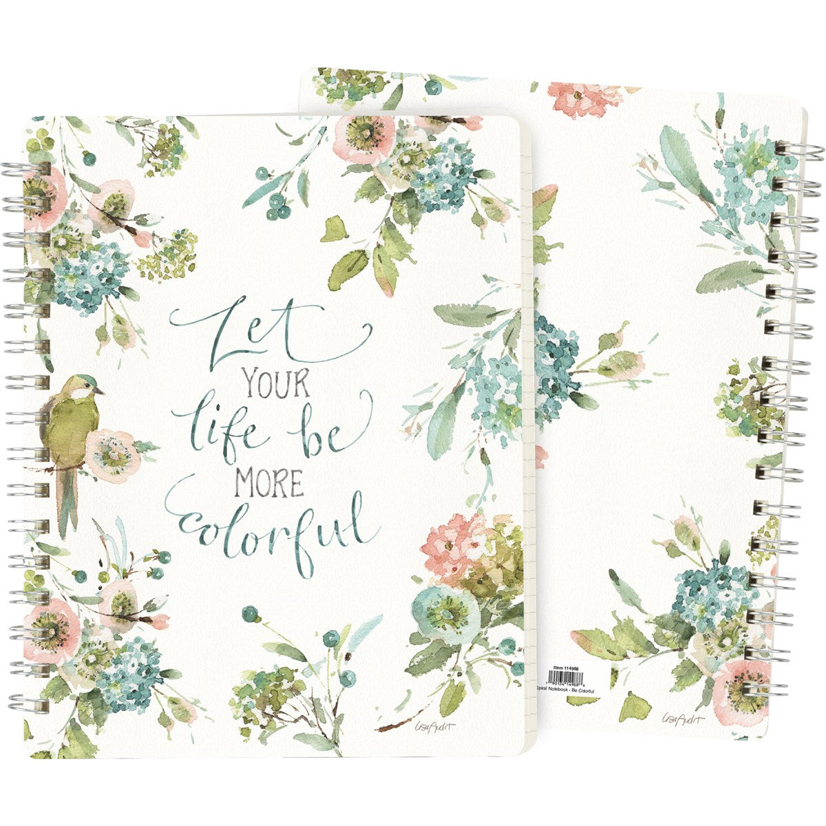 BE COLORFUL SPIRAL NOTEBOOK