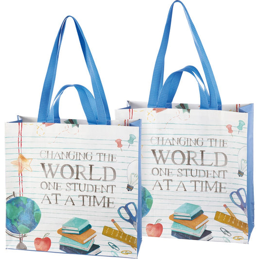 One Student At Time Market Tote