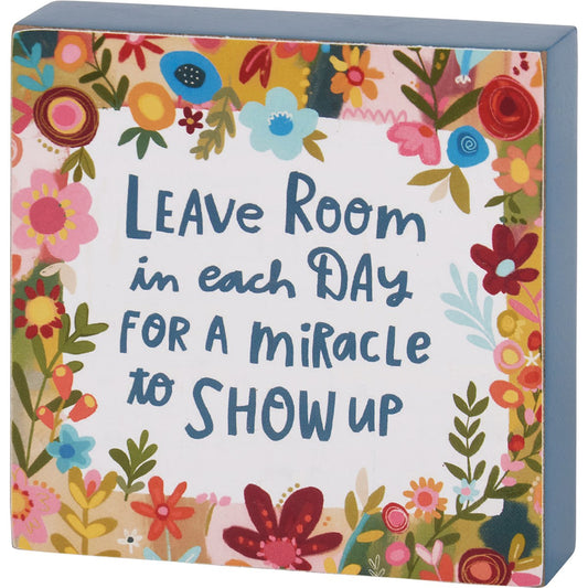 Leave Room Block Sign